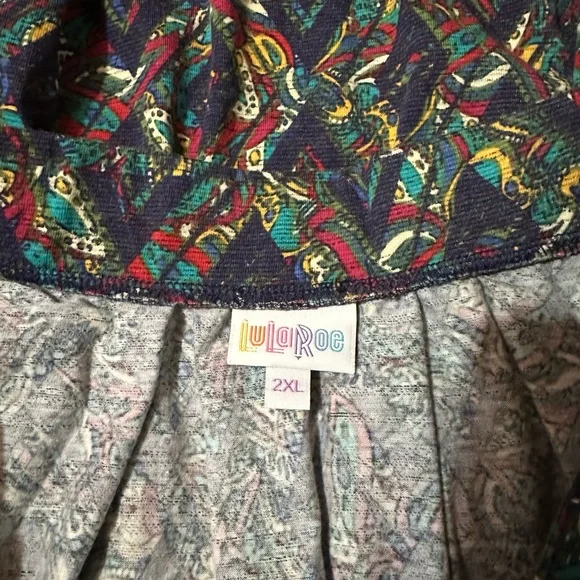LuLaRoe Madison Skirt, 2XL - Picture 2 of 3
